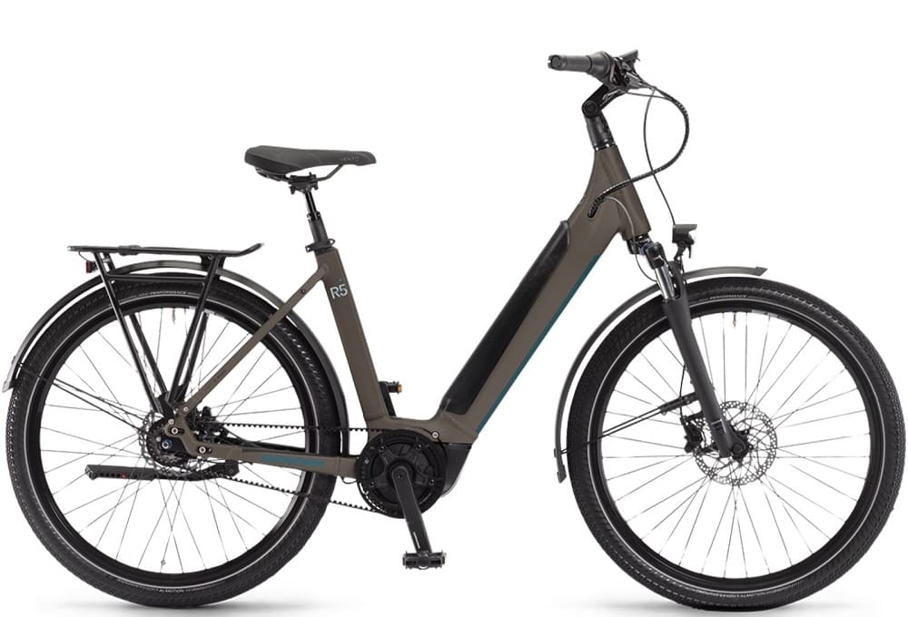 Vélo de Ville Électrique WINORA Sinus R5 Peat Matt VAE Bosch Performance Line Smart 625WH 2023