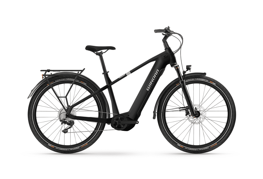 Vélo de Ville Électrique WINORA Yucatan X10 InTube 720 Wh Uni gris 2023 – Image 2