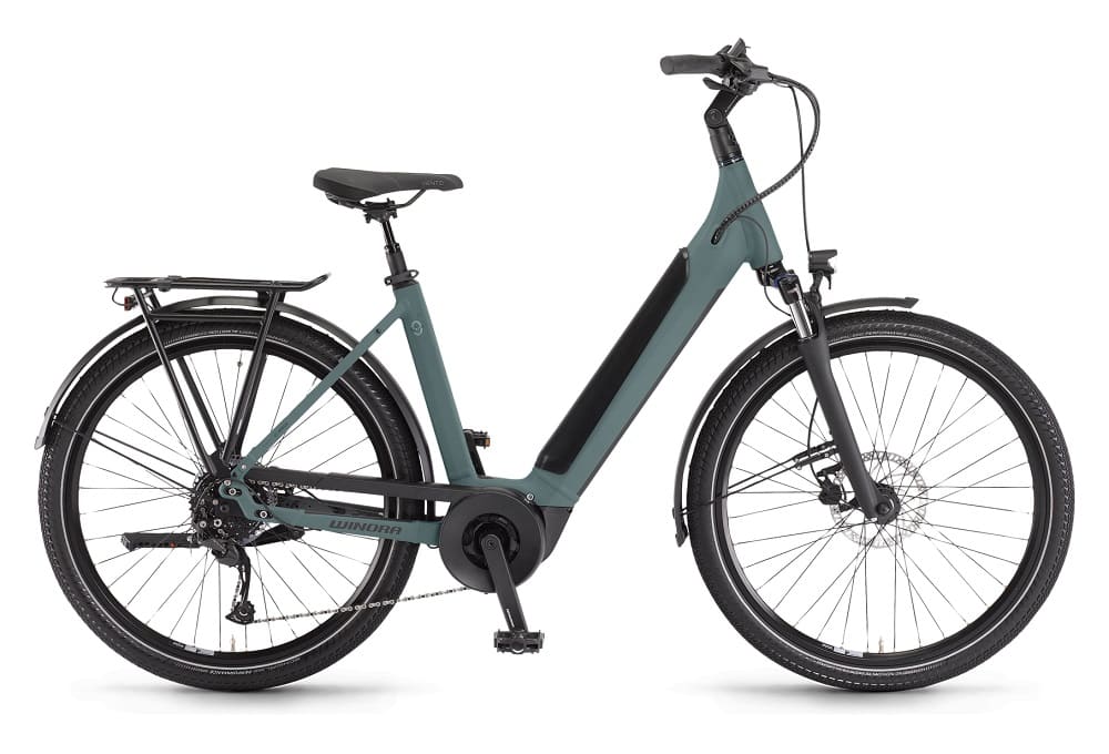 Vélo de Ville Électrique Winora Sinus 9 Wave Shimano Alivio 9V 625 Wh 650b Gris 2023