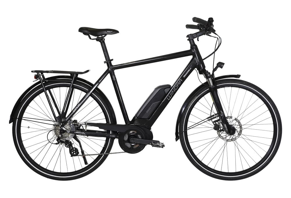 Vélo de Ville Winora Sinus Tria 7 Eco Shimano Altus 7V 400wh Noir 2020