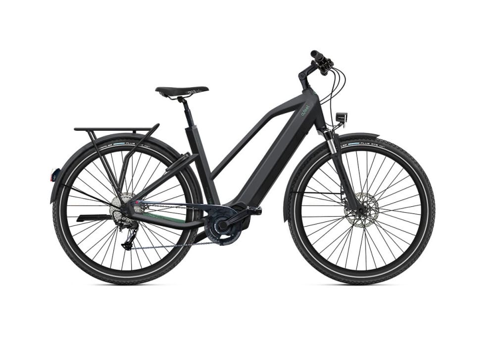Vélo de randonnée électrique O2feel iSwan Adventure Boost 6.1 2022 Noir