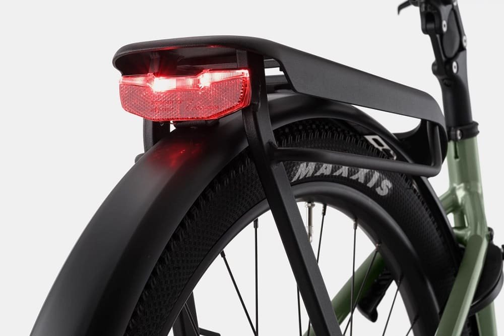 Vélo de ville Électrique Cannondale Tesoro Neo X 1 Low StepThru vert – Image 4