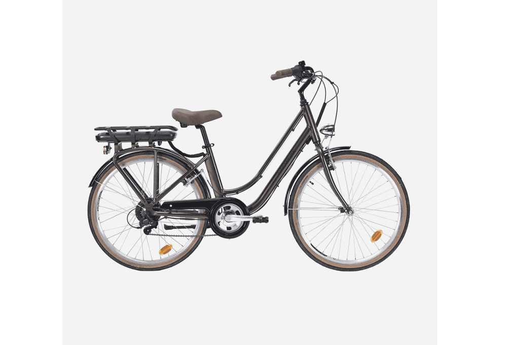 Vélo de ville électrique adulte NAKAMURA CLASSIC LTD MARRON