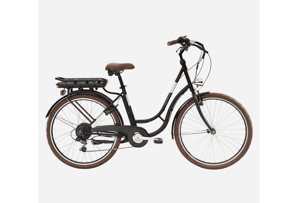 Vélo de ville électrique adulte NAKAMURA E-City 50 NOIR