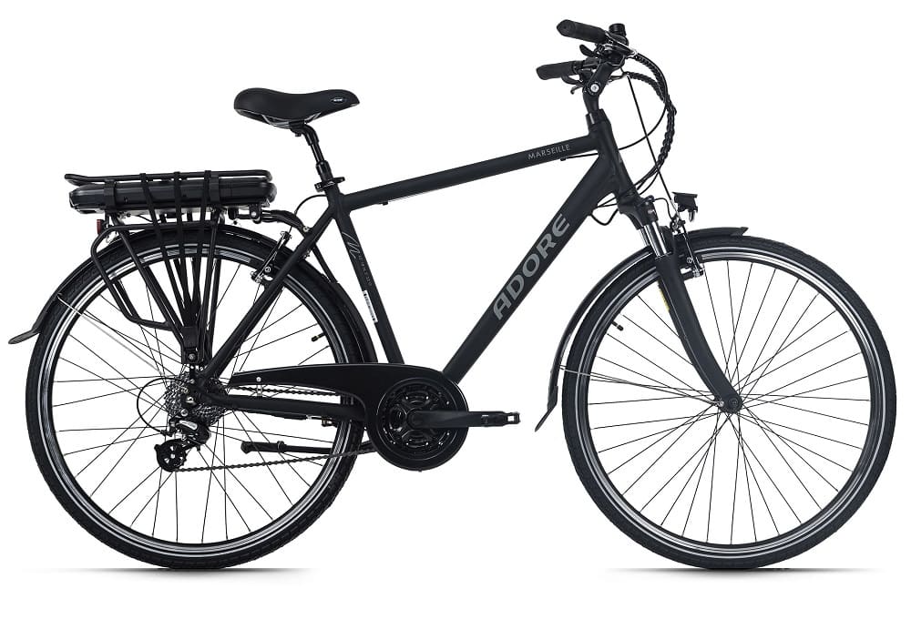 Vélo électrique Adore Marseille 28" 250 Watt Li-Ion 36 V/10.4 cadre haut