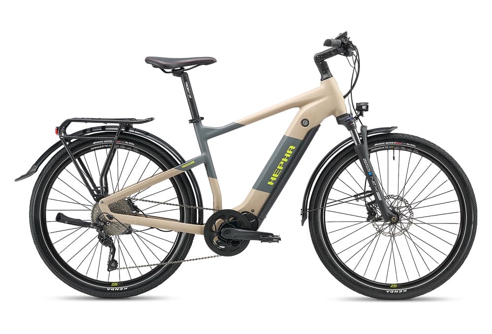 Vélo électrique HEPHA E-bike Trekking 7 Ultra 708Wh Batterie Highstep Sand Beige