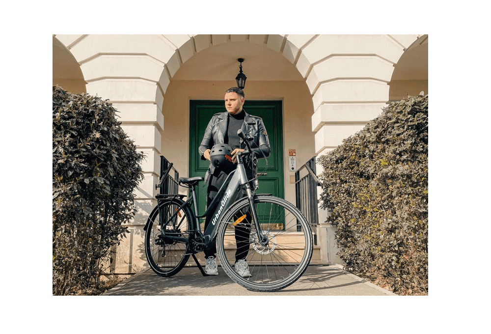 Vélo électrique Urbanglide E-BIKE M2 gris