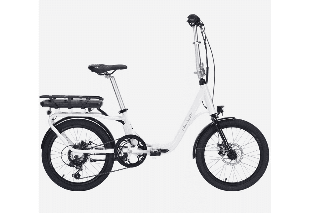 Vélo électrique pliant NAKAMURA E-FLEX 2.0 BLANC