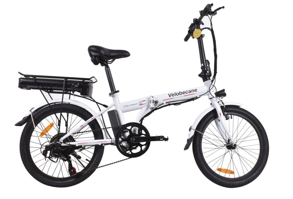 Vélo électrique pliant Velobecane Urban Blanc