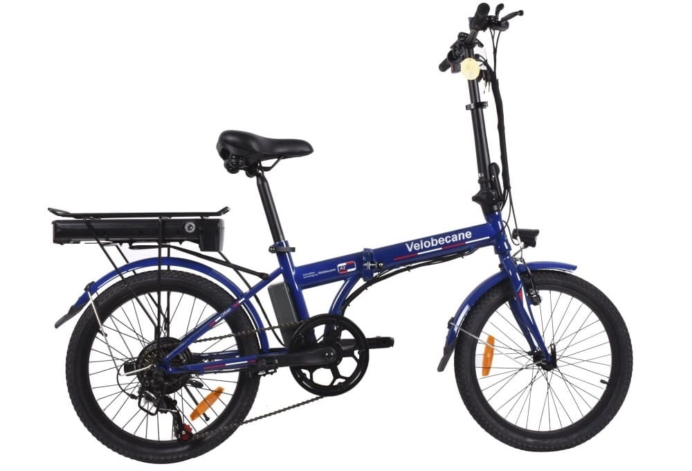 Vélo électrique pliant Velobecane Urban Bleu