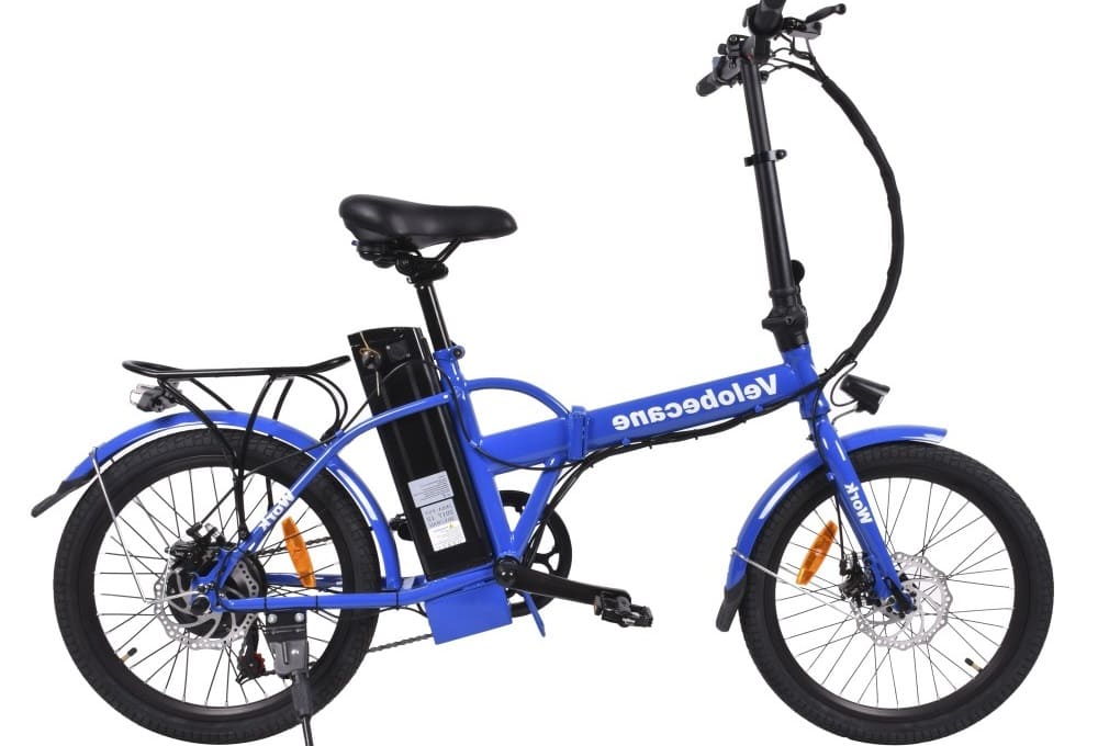 Vélo électrique pliant Velobecane Work Bleu