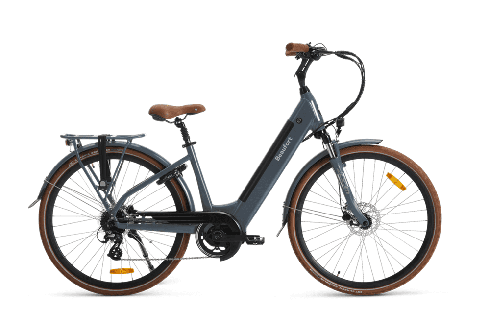 Vélo électrique ville Beaufort Babett gris