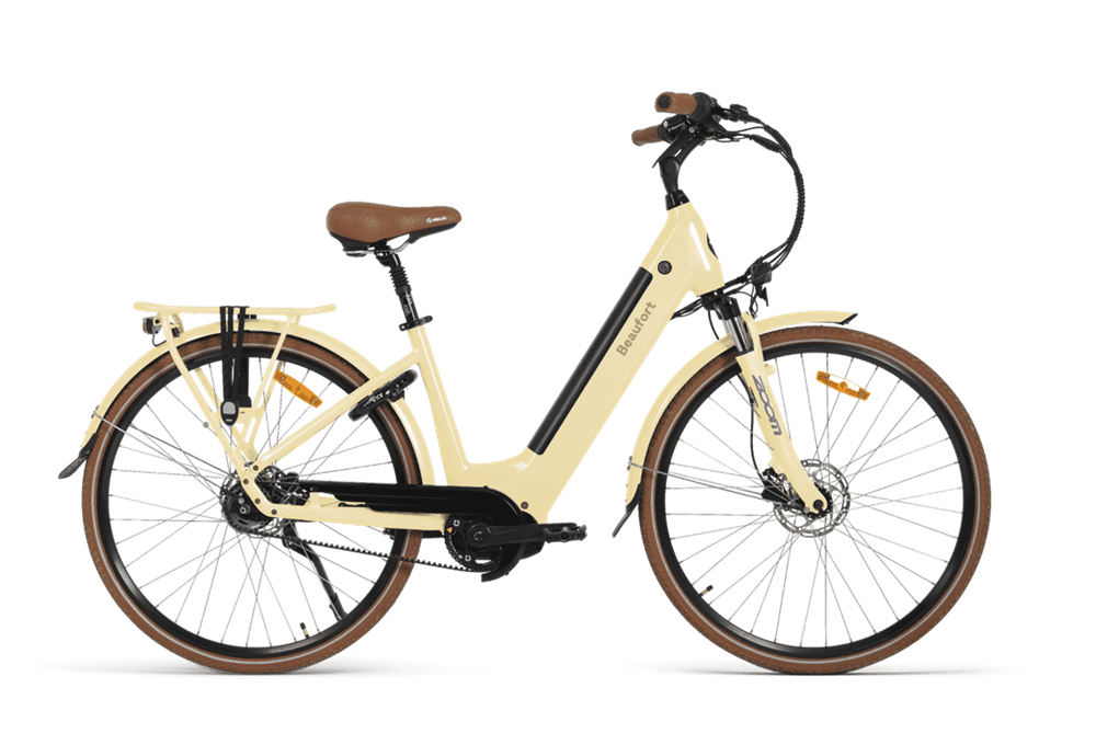 Vélo électrique ville Beaufort Bay jaune