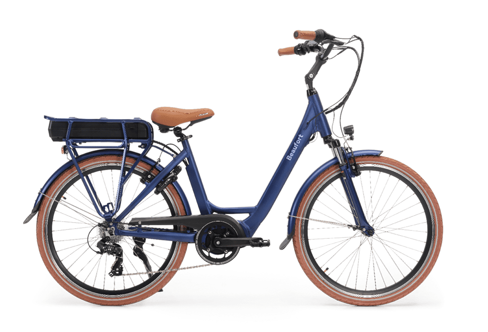 Vélo électrique ville Beaufort Bonnie bleu