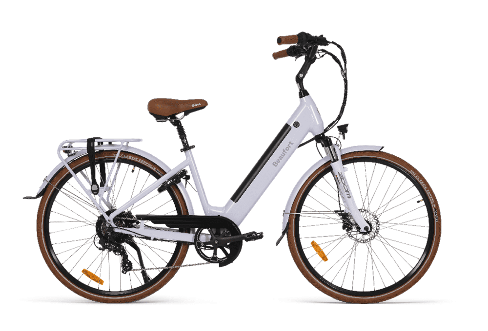 Vélo électrique ville Beaufort Britt argent