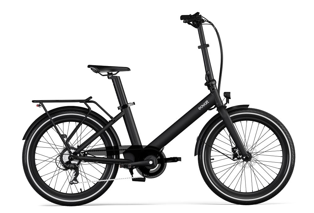 Vélo ville électrique Eovolt evening noir
