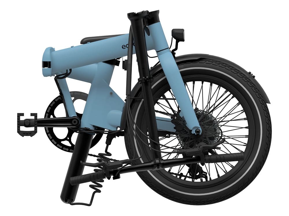 Vélo ville électrique pliant Eovolt afternoon Bleu – Image 10