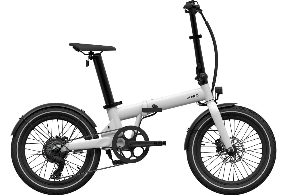 Vélo ville électrique pliant Eovolt afternoon Bleu – Image 9