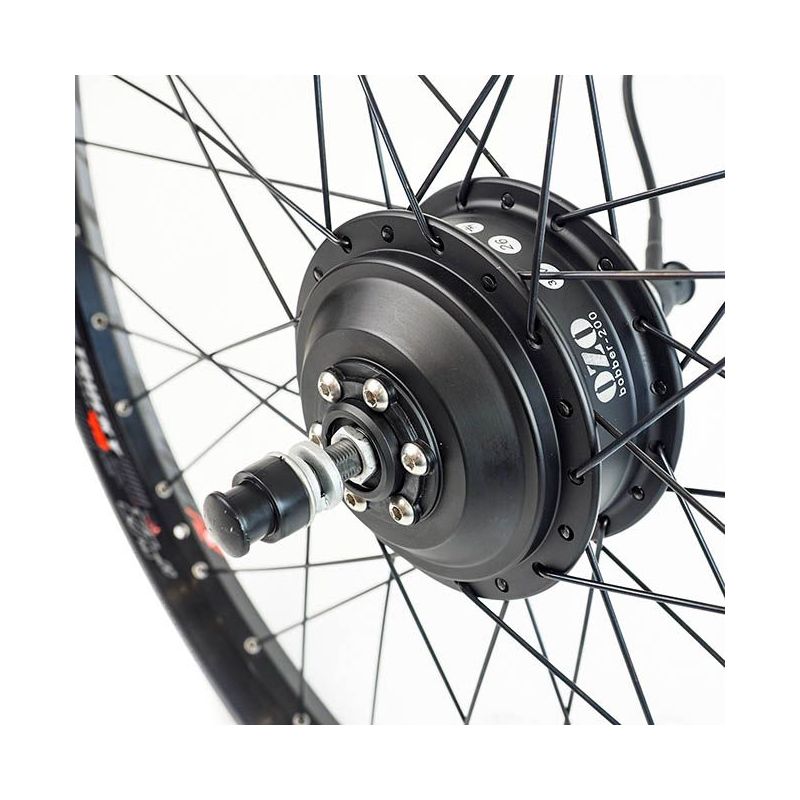 RAYONNAGE DU MOTEUR EN RAYONS INOX RENFORCÉS SUR UNE JANTE DOUBLE PAROI ADAPTÉE À VOTRE VÉLO 20'' 24'' 26'' 27,5'' 28'' 29'' – Image 3